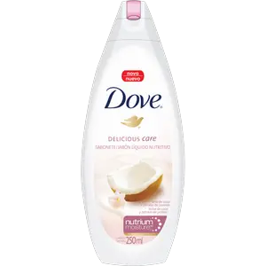 SABONETE LÍQUIDO DOVE LEITE DE COCO 250ML