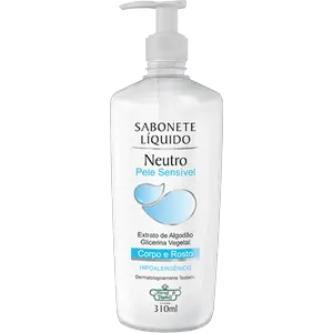 SABONETE LÍQUIDO FLORES & VEGETAIS NEUTRO 310 ML