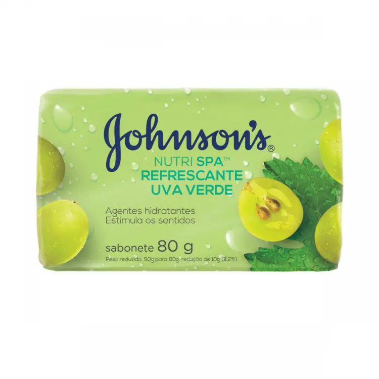 SABONETE JOHNSON'S UVA VERDE 80G