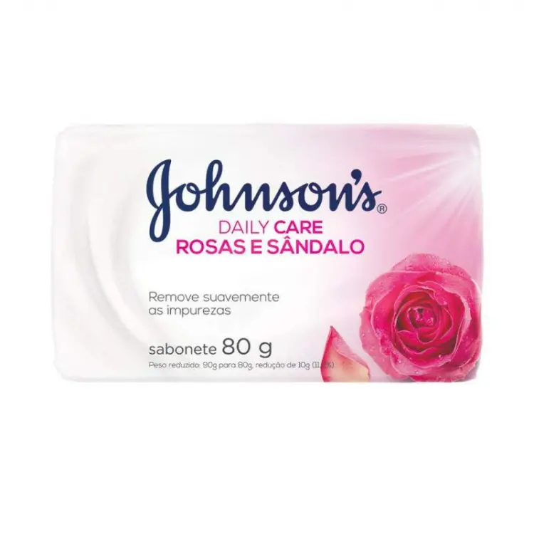 SABONETE JOHNSON'S ROSAS E SANDALO 80G