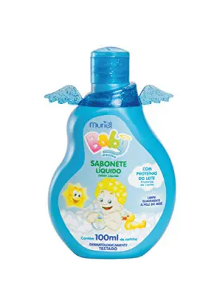 SABONETE LÍQUIDO MURIEL BABY AZUL 100ML