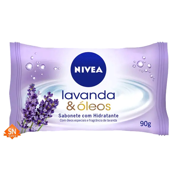 SABONETE NÍVEA HIDRATANTE LAVANDA & ÓLEOS 90G