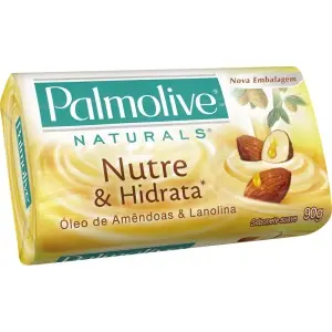 SABONETE PALMOLIVE ÓLEO DE AMÊNDOAS E LANOLINA 90G