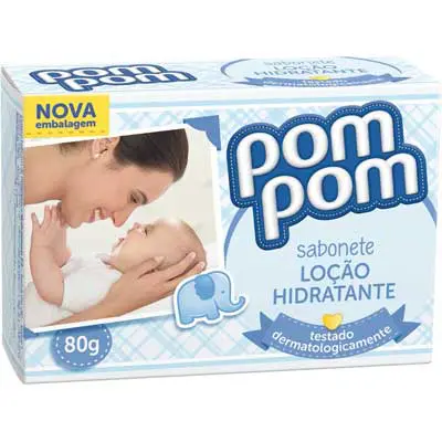 SABONETE POM POM LOÇÃO HIDRATANTE 80 GRAMAS