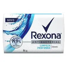 SABONETE REXONA ANTIBACTERIANO LIMPEZA PROFUNDA 84G