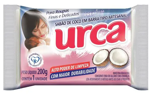 SABÃO EM BARRA URCA COCO 200G