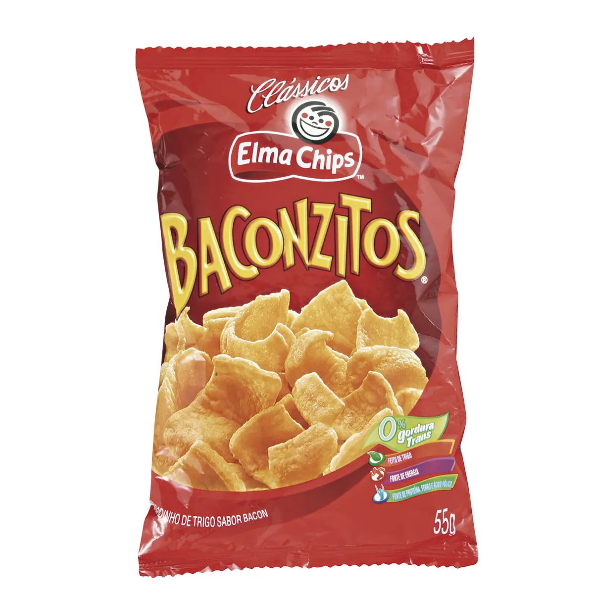 SALGADINHO ELMA CHIPS BACONZITOS 55GR