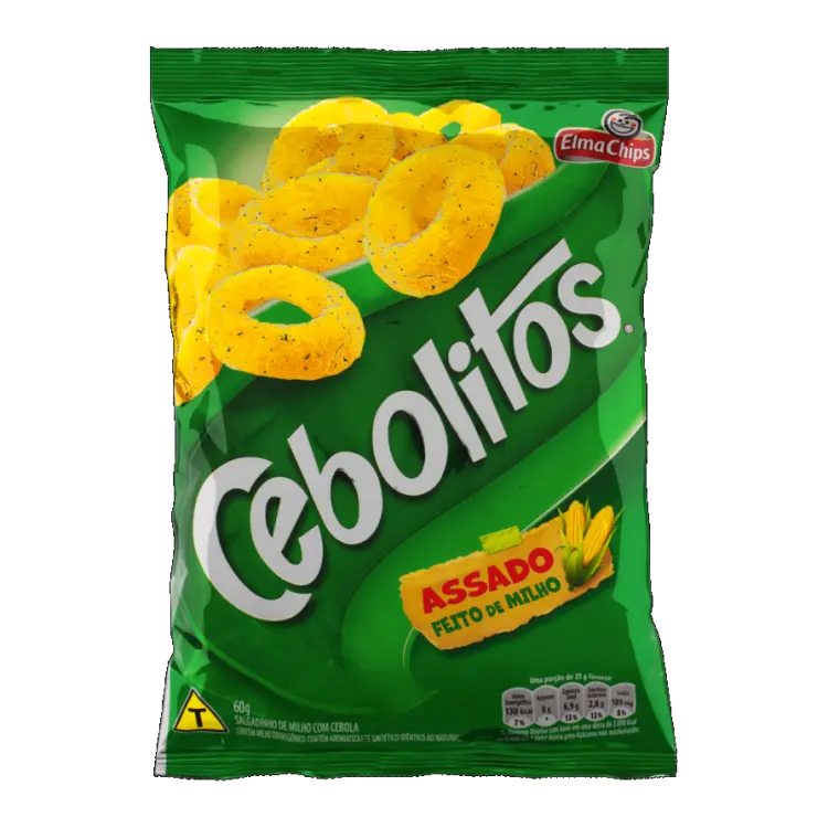 SALGADINHO ELMA CHIPS CEBOLITOS 60G