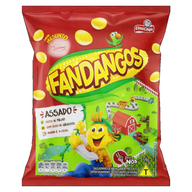 SALGADINHO ELMA CHIPS FANDANGOS PRESUNTO 59G