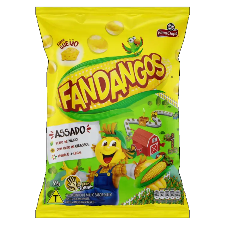 SALGADINHO ELMA CHIPS FANDANGOS QUEIJO 59G