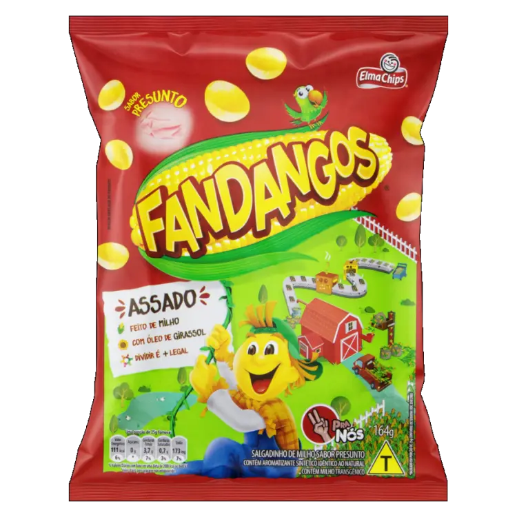 SALGADINHO ELMA CHIPS FANDANGOS PRESUNTO 164G