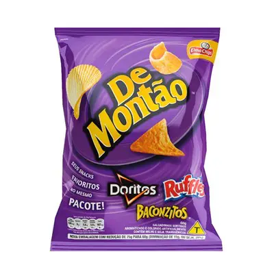 SALGADINHO ELMA CHIPS MISTO DE MONTÃO 60G