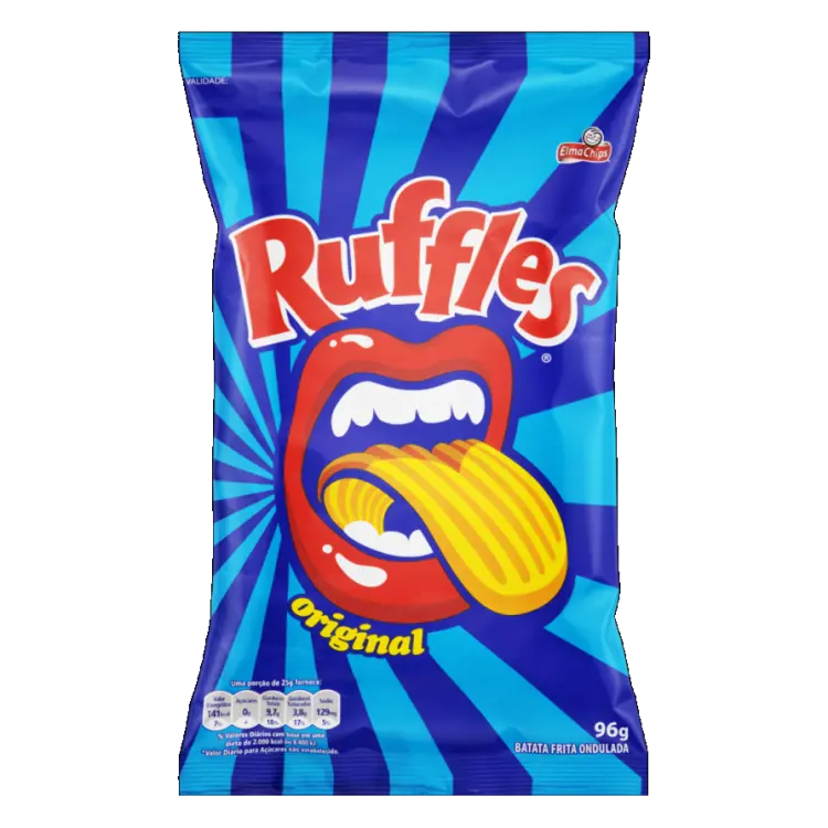 SALGADINHO ELMA CHIPS RUFFLES ORIGINAL 96G