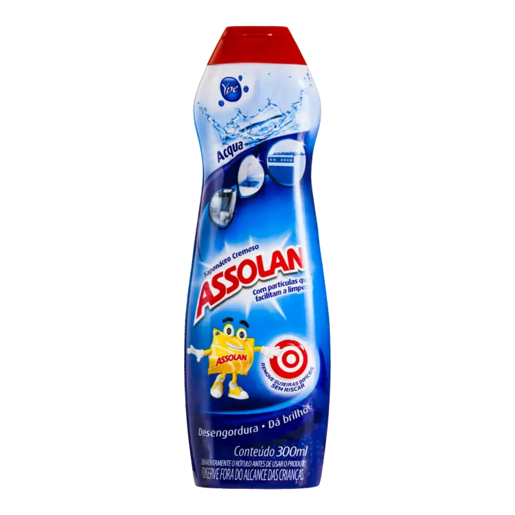 SAPONÁCEO ASSOLAN CREMOSO ACQUA 300 ML