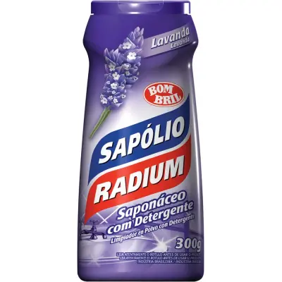 SAPONÁCEO EM PÓ SAPÓLIO RADIUM LAVANDA 300G