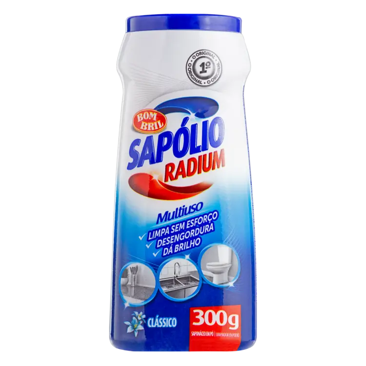 SAPONÁCEO EM PÓ SAPÓLIO RADIUM CLASSIC 300G