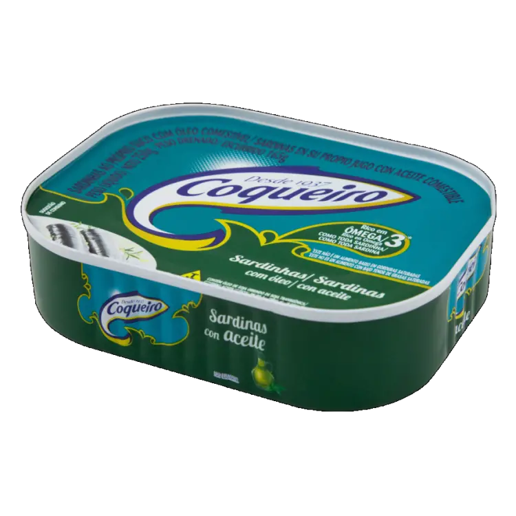 SARDINHA COQUEIRO COM ÓLEO 165 GRAMAS