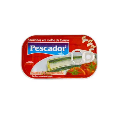 SARDINHA PESCADOR TOMATE 125 GRAMAS