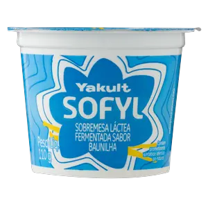 LEITE FERMENTADO ADOÇADO YAKULT SOFYL SABOR BAUNILHA 110 G