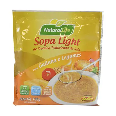 SOPA KODILAR LIGHT GALINHA/LEGUMES 100G