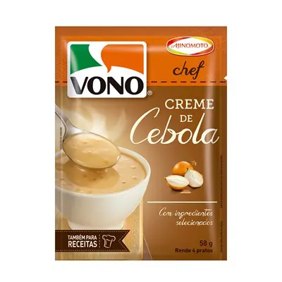 SOPA VONO CHEF CREME DE CEBOLA 58 GRAMAS