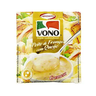 SOPA VONO PEITO DE FRANGO COM QUEIJO 17G