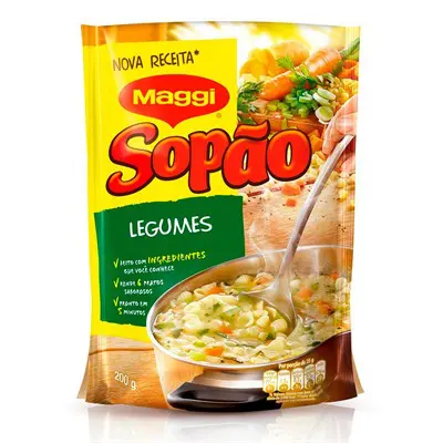 SOPÃO MAGGI LEGUMES 200G