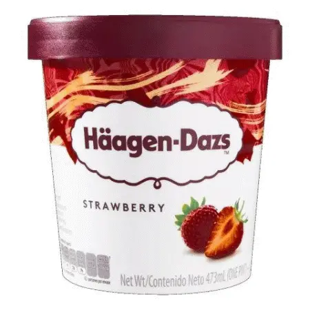 SORVETE HAAGEN DAZS STRAWBERRY CHEESECAK 473 ML