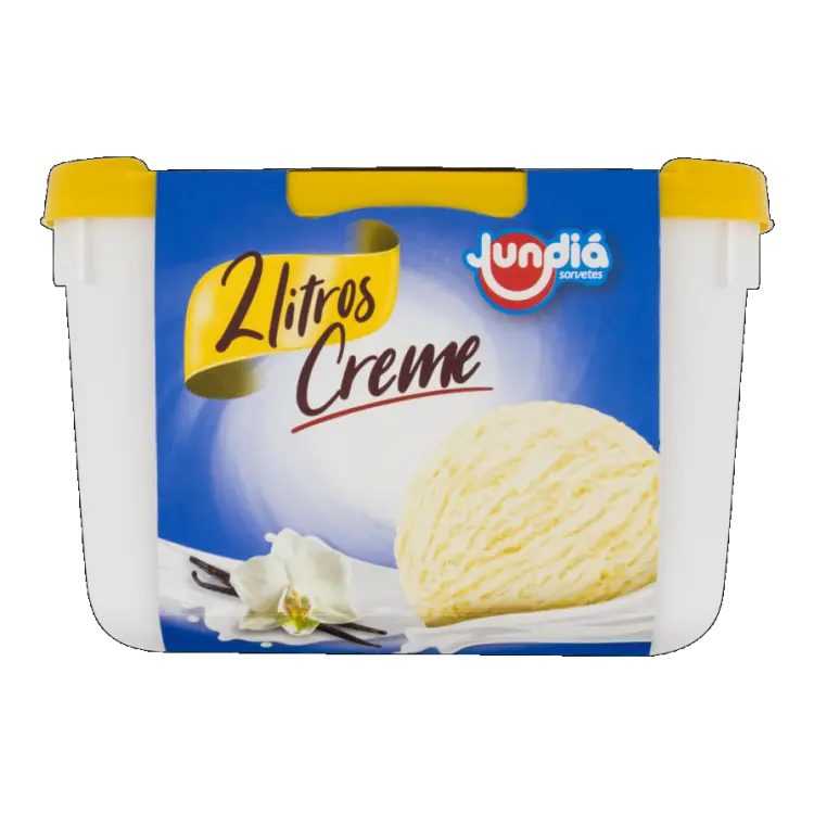 SORVETE JUNDIA CREME 2 L