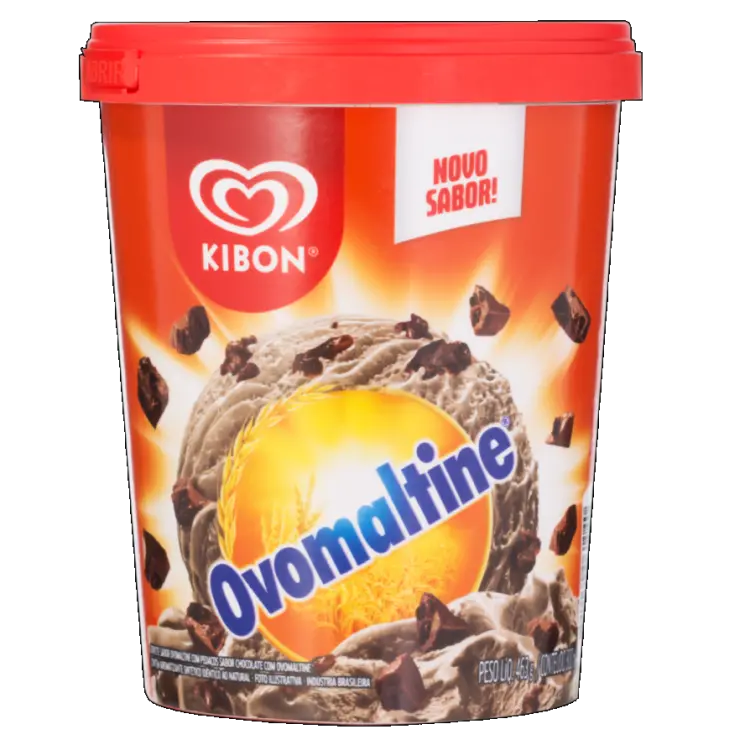 SORVETE KIBON OVOMALTINE 800ML