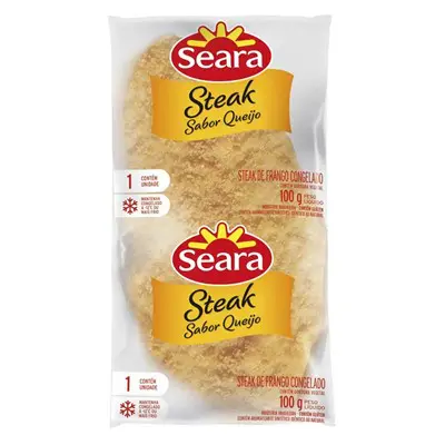 STEAK DE FRANGO SEARA QUEIJO 100G