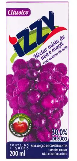 SUCO IZZY UVA 200ML