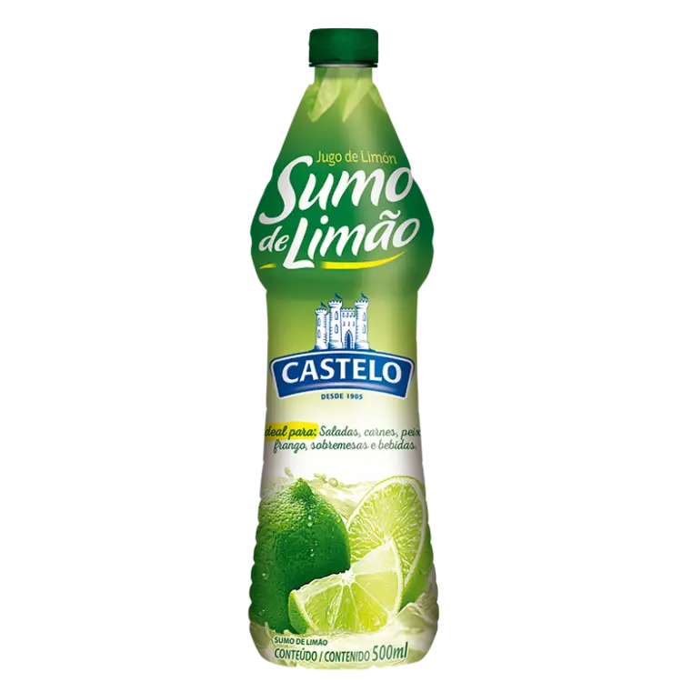 SUMO DE LIMÃO CASTELO 500 ML