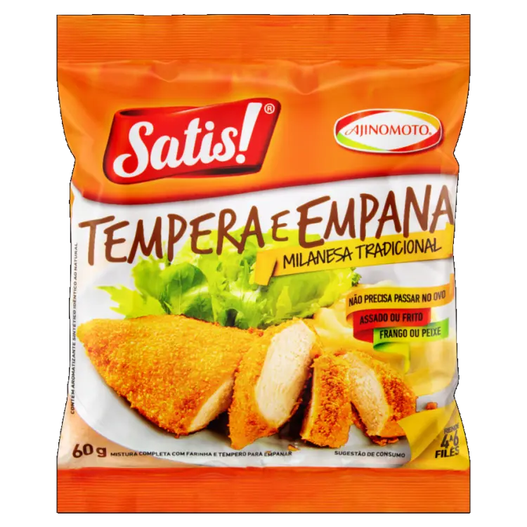 TEMPERO SATIS MILANESA TRADICIONAL 60 GRAMAS