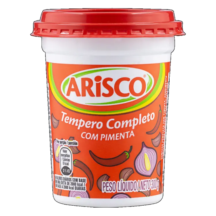 TEMPERO ARISCO COMPLETO COM PIMENTA 300G