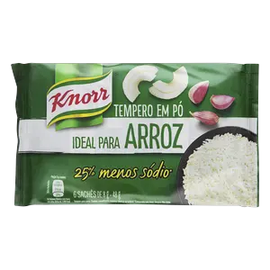 TEMPERO PARA ARROZ KNORR ALHO E CEBOLA 48G