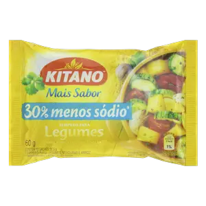 TEMPERO PARA LEGUMES VERDURAS E ARROZ MAIS SABOR KITANO 60 GRAMAS