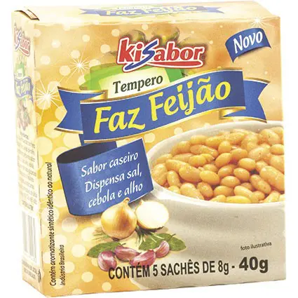 TEMPERO PRONTO KISABOR FAZ FEIJÃO 40G