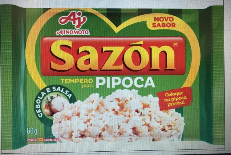 TEMPERO SAZON PARA PIPOCA CEBOLA E SALSA 60 GRAMAS