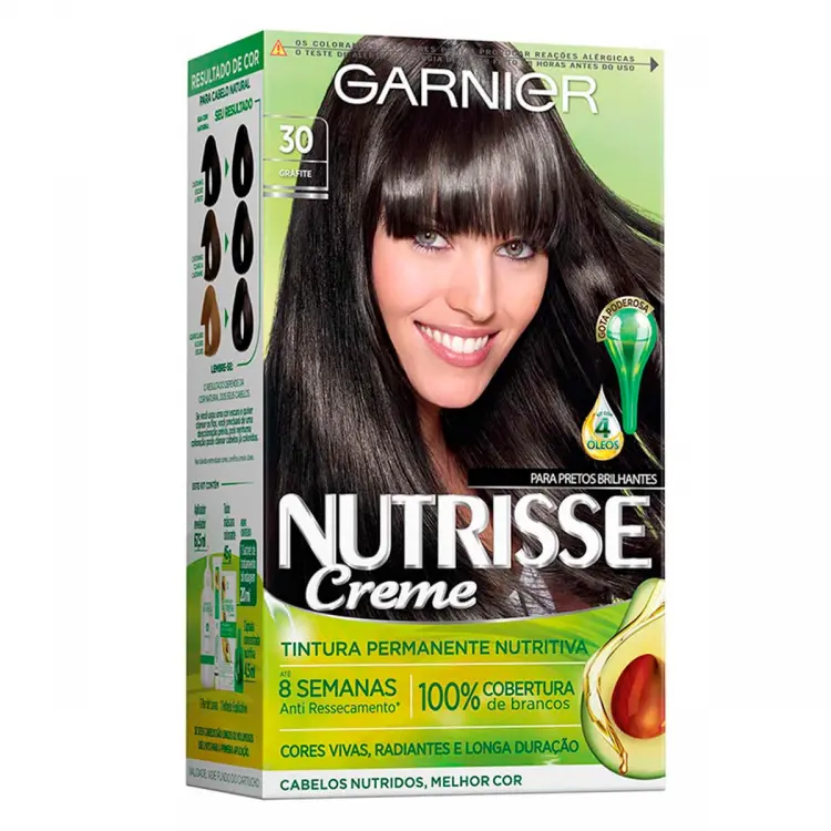 TINTURA NUTRISSE 30 CASTANHO ESCURO GRAFITE