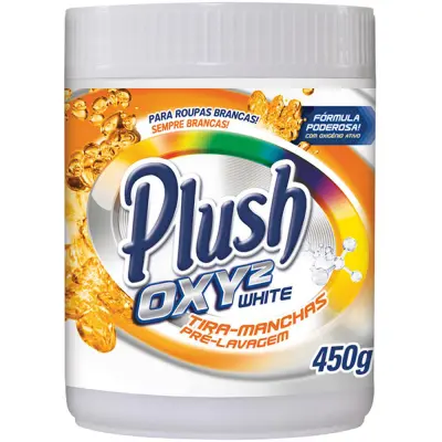 TIRA MANCHAS PO PLUSHAMPOO OXY2 WHITE 450G