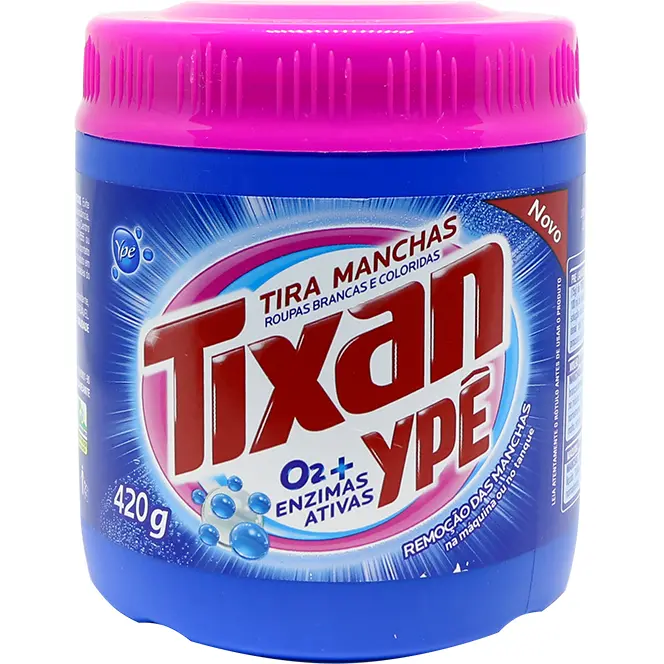 TIRA MANCHAS EM PÓ TIXAN ROUPAS COLORIDAS 420G