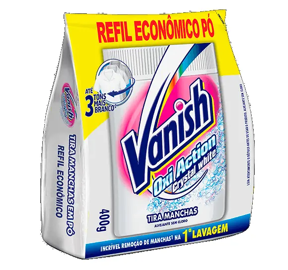 TIRA MANCHAS VANISH PODER O2 WHITE 400 G