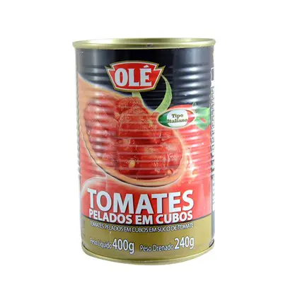 TOMATE OLÉ SEM PELE CUBOS 240G