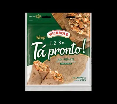 TORTILHA WICKBOLD TA PRONTO 100% INTEGRAL 300G