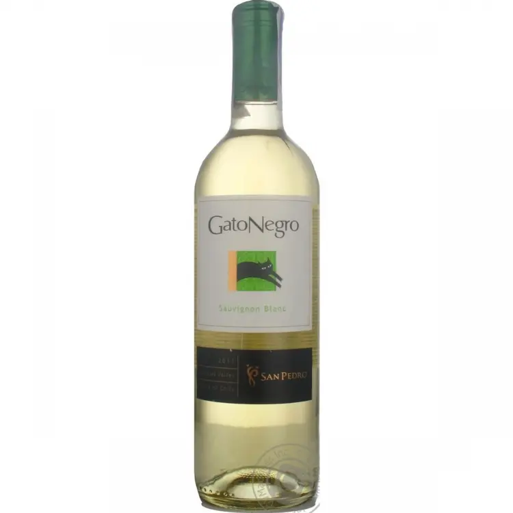 VINHO CHILENO GATO NEGRO SAUVIGNON BRANCO SECO 750 ML