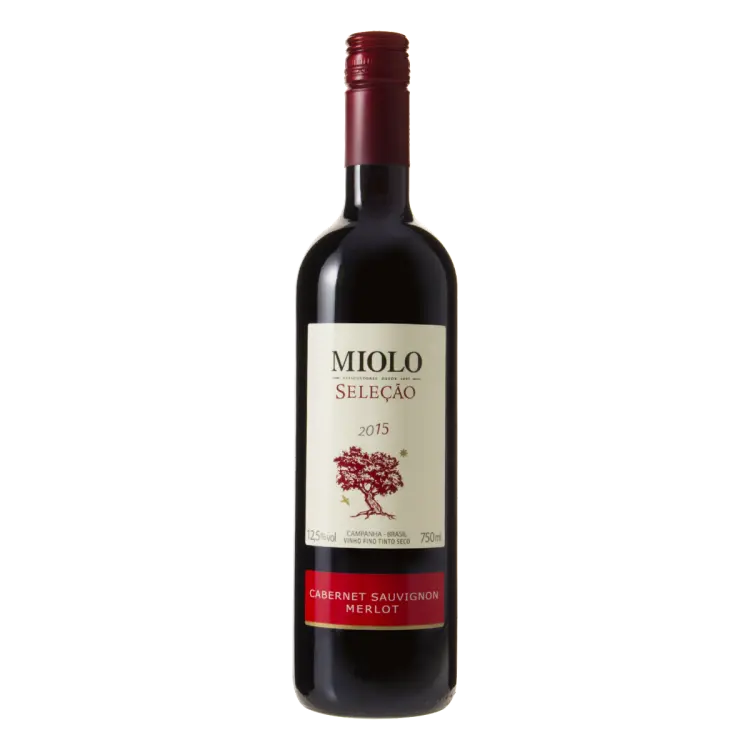 VINHO MIOLO SELECÃO CABERNET SAUVIGNON MERLOT TINTO SECO 750 ML