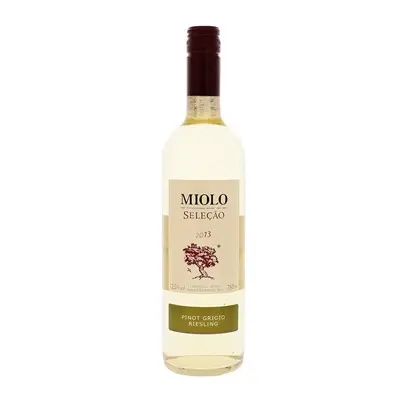 VINHO MIOLO SELECAO PINOT GRIGIO RIESLING BRANCO SECO 750 ML