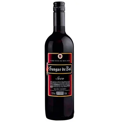 VINHO NACIONAL SANGUE BOI TINTO SVE 750 ML