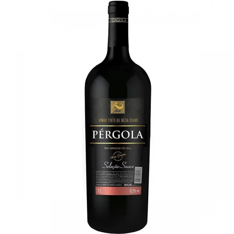 VINHO PERGOLA TINTO SUAVE 1L